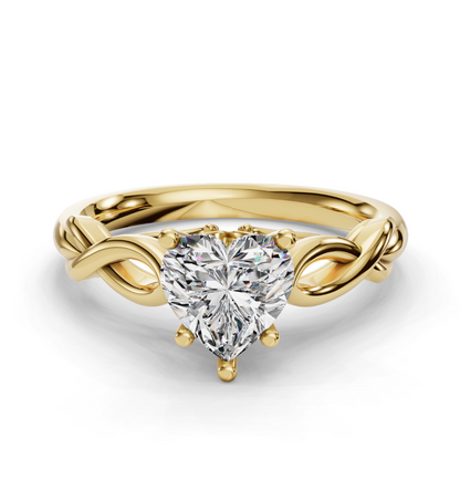 HEART KNOT SOLITAIRE