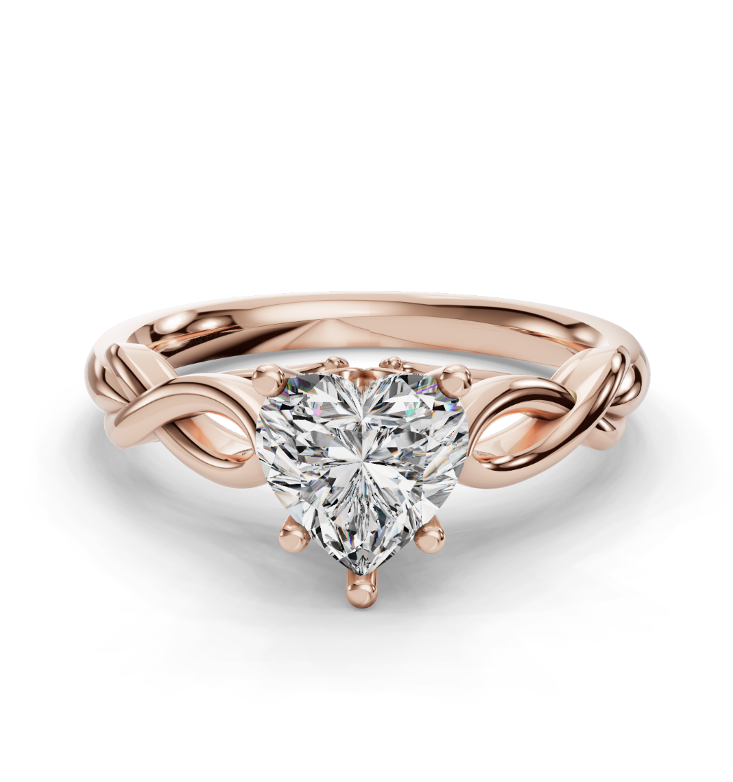 HEART KNOT SOLITAIRE