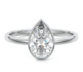 PEAR BEZEL RING