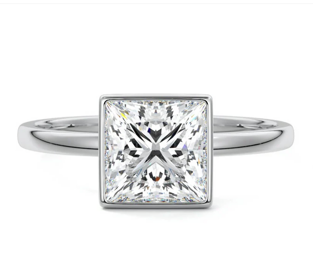 PRINCESS BEZEL RING