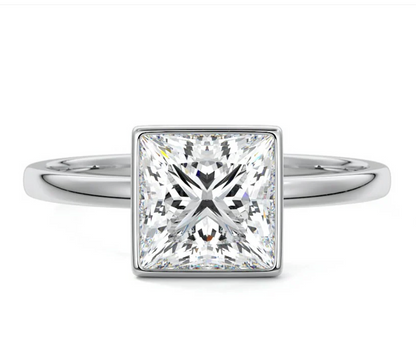 PRINCESS BEZEL RING