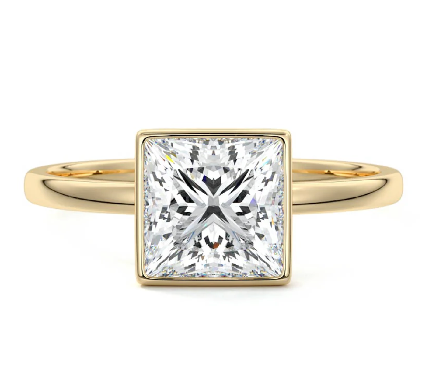 PRINCESS BEZEL RING