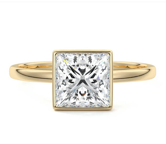 PRINCESS BEZEL RING