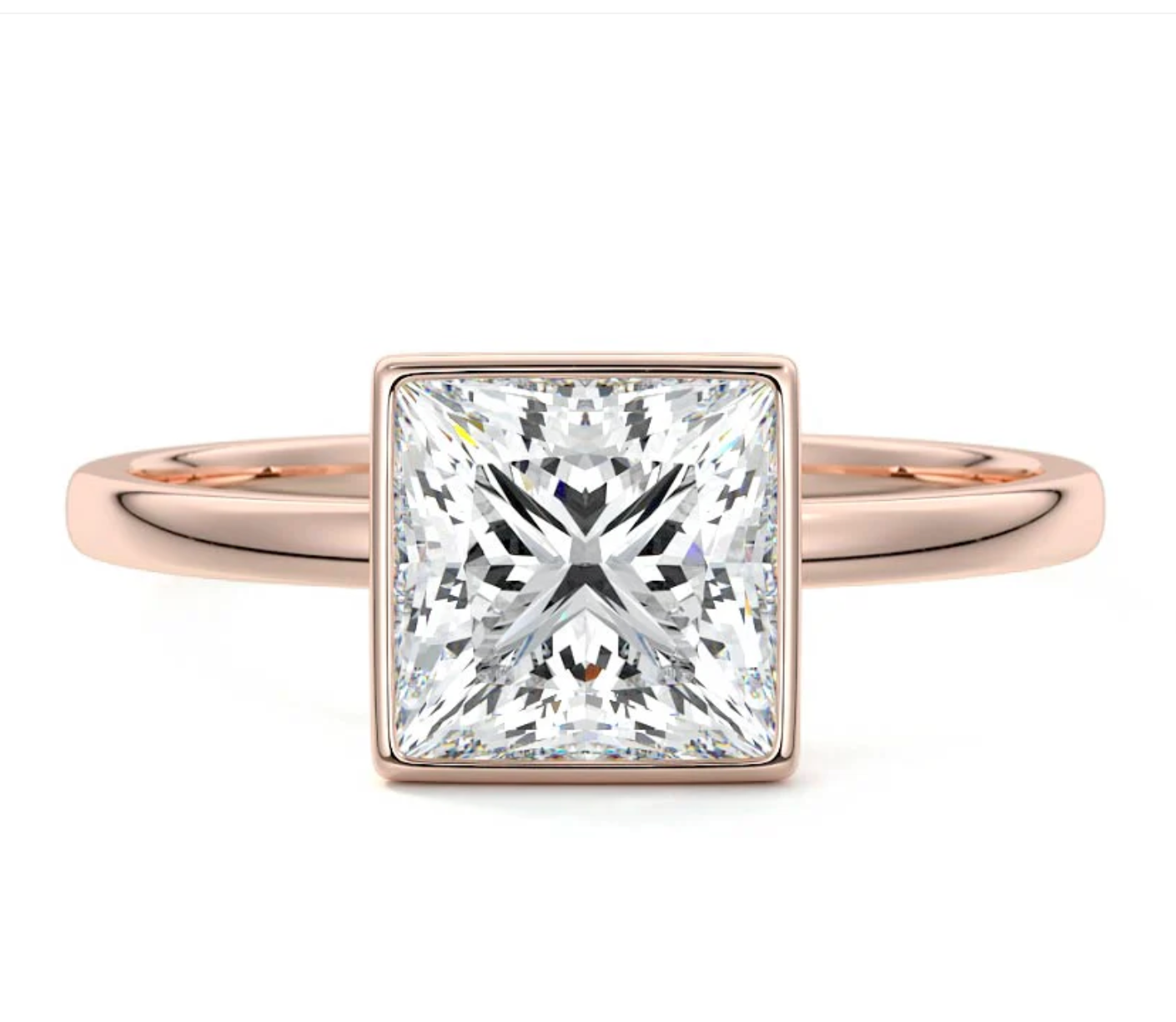 PRINCESS BEZEL RING