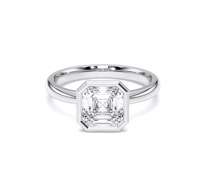 ASSCHER BEZEL RING