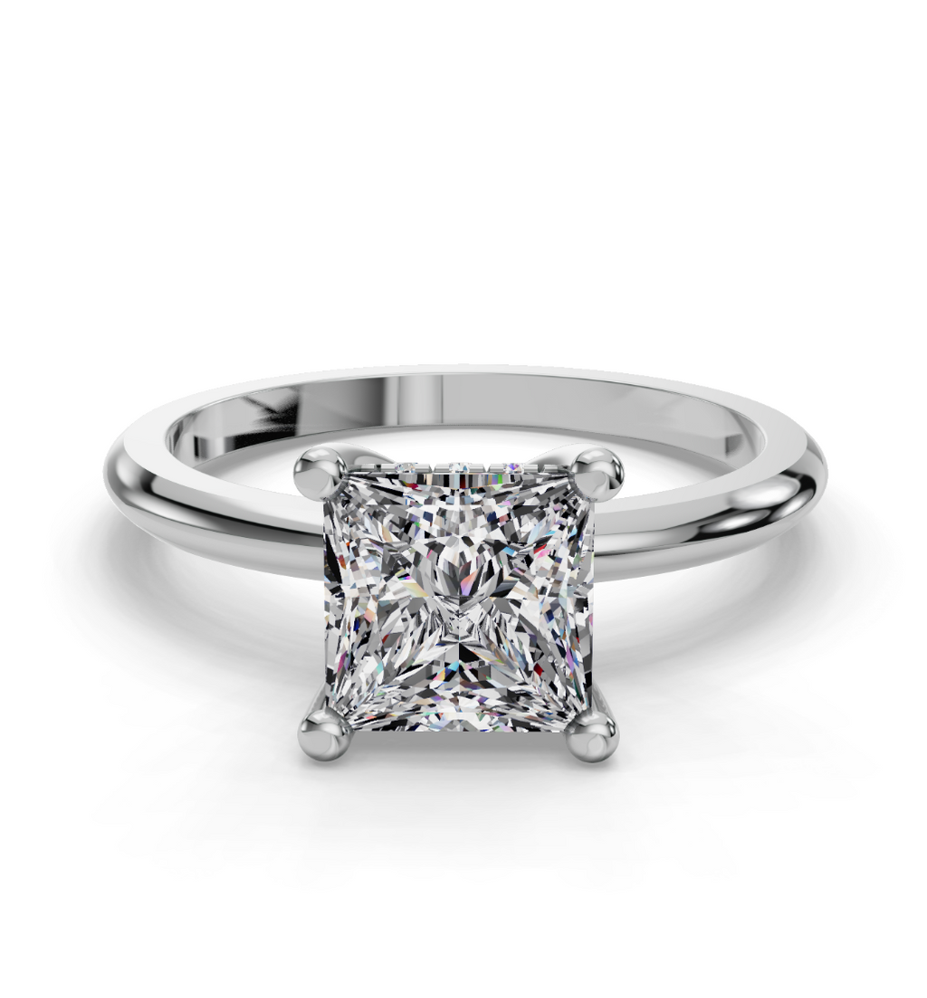 PRINCESS HIDDEN HALO RING