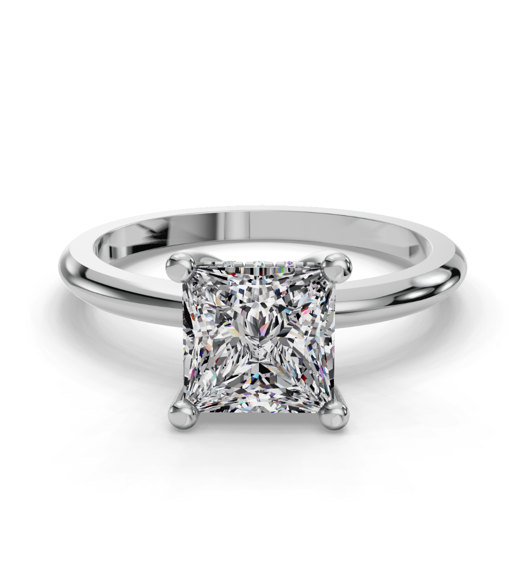 PRINCESS HIDDEN HALO RING