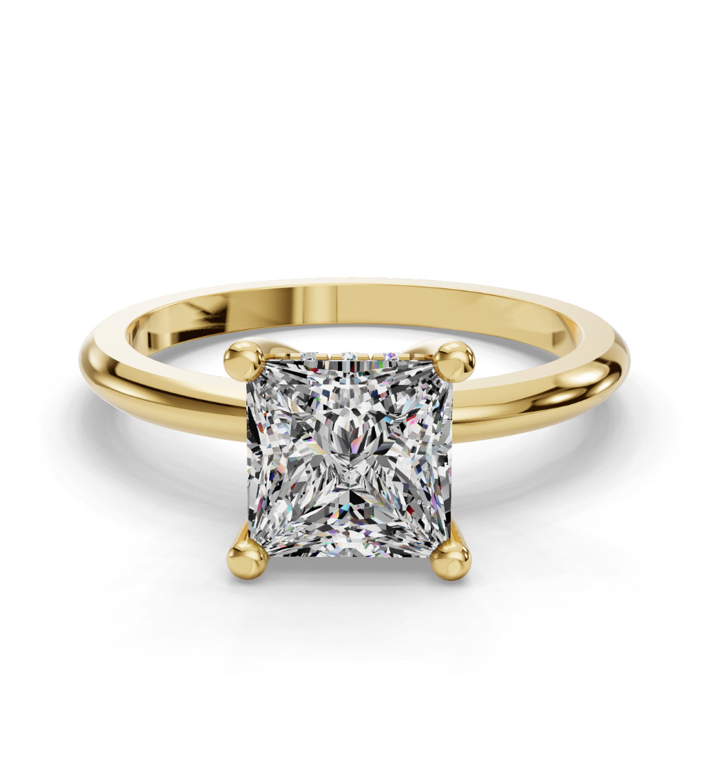 PRINCESS HIDDEN HALO RING