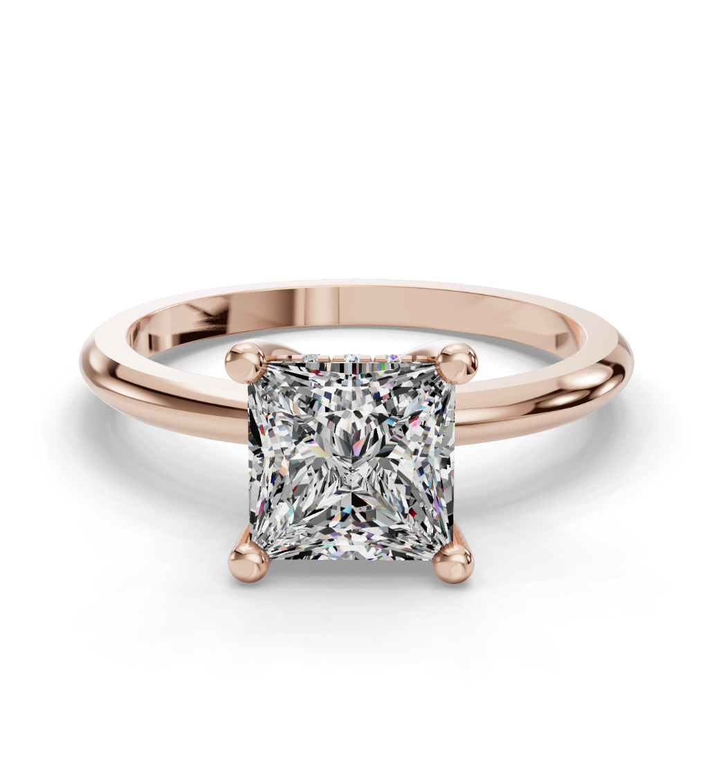 PRINCESS HIDDEN HALO RING