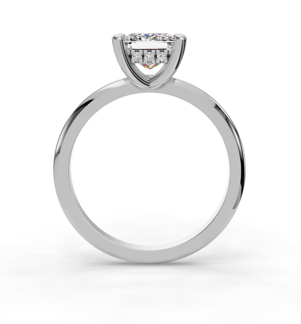 PRINCESS HIDDEN HALO RING