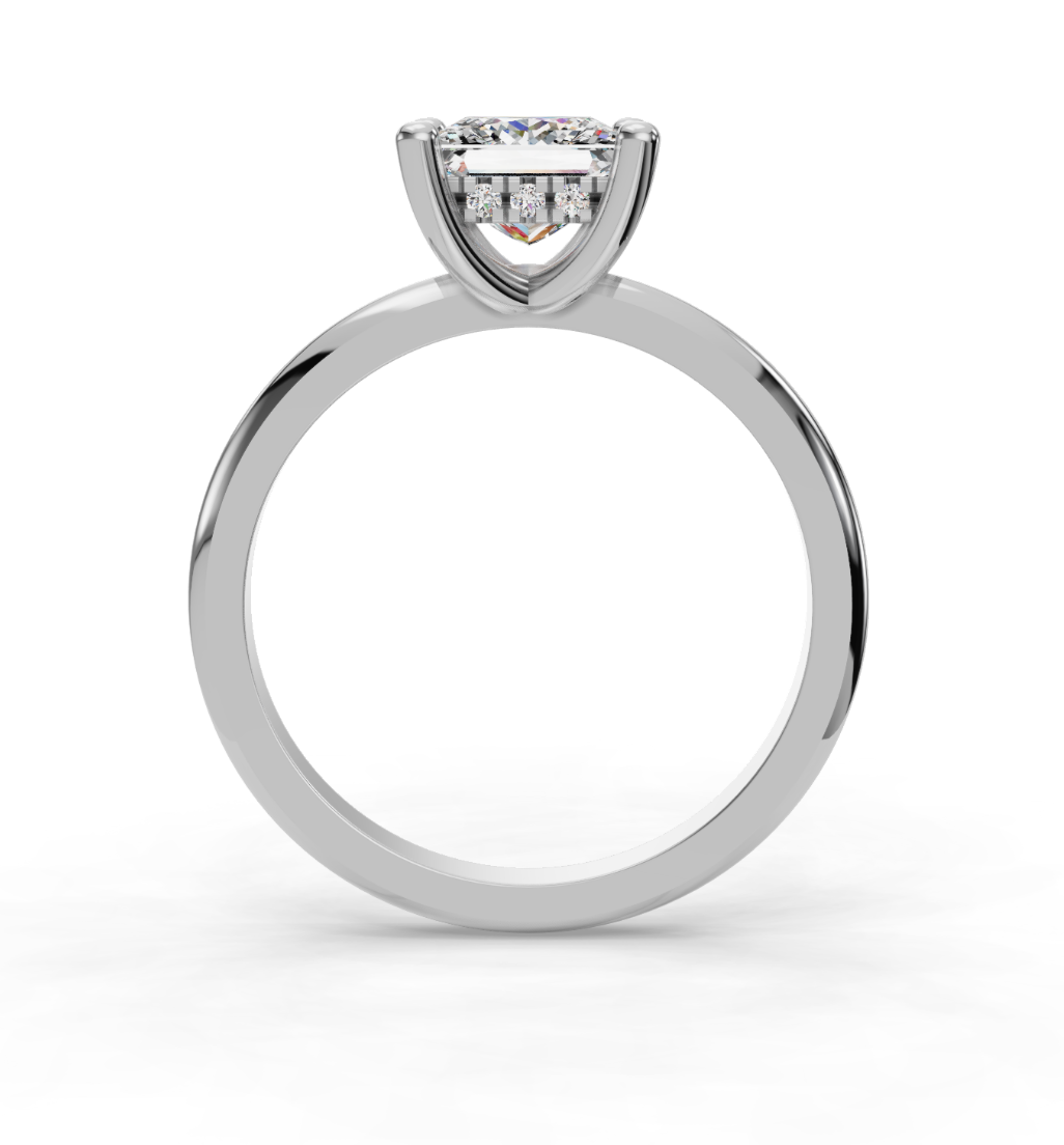 PRINCESS HIDDEN HALO RING