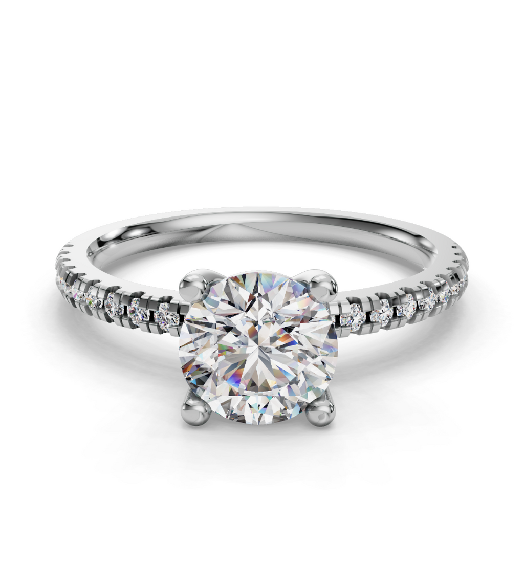 ROUND PAVE RING