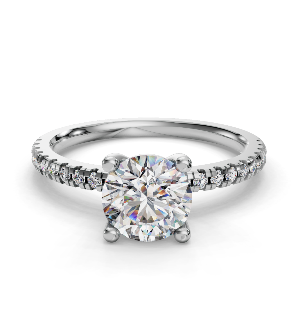 ROUND PAVE RING