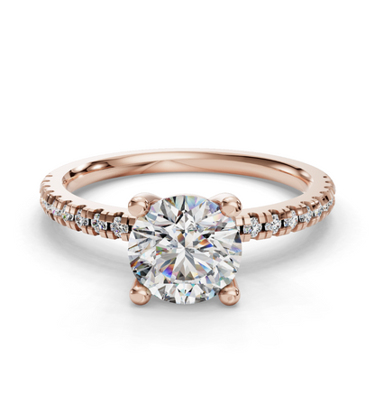 ROUND PAVE RING