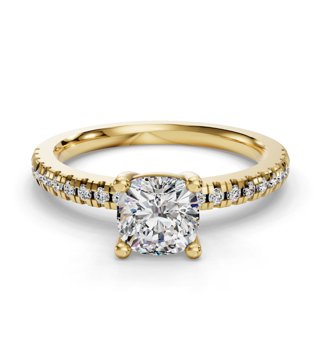 CUSHION PAVE RING
