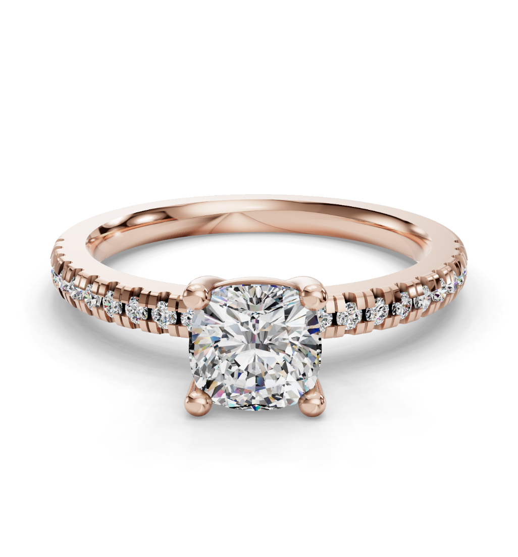 CUSHION PAVE RING