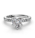 HEART PAVE RING