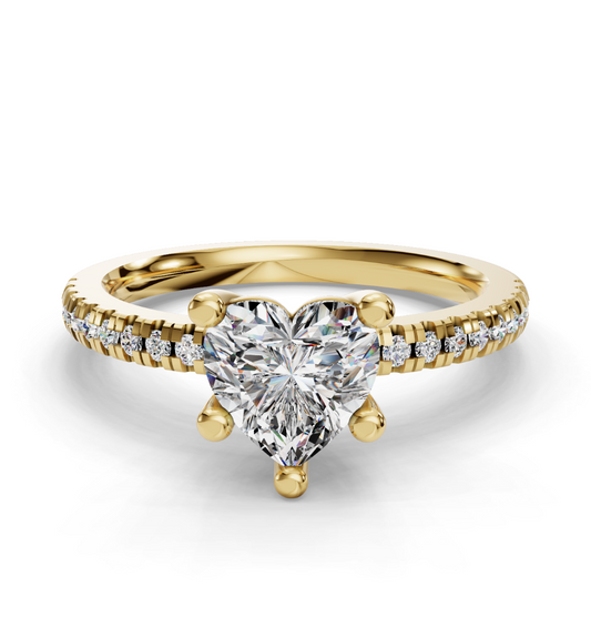 HEART PAVE RING