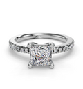 PRINCESS PAVE RING