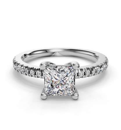 PRINCESS PAVE RING