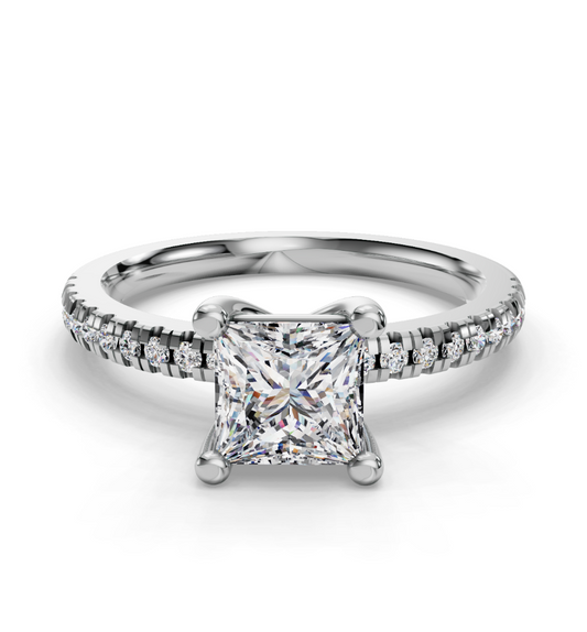 PRINCESS PAVE RING