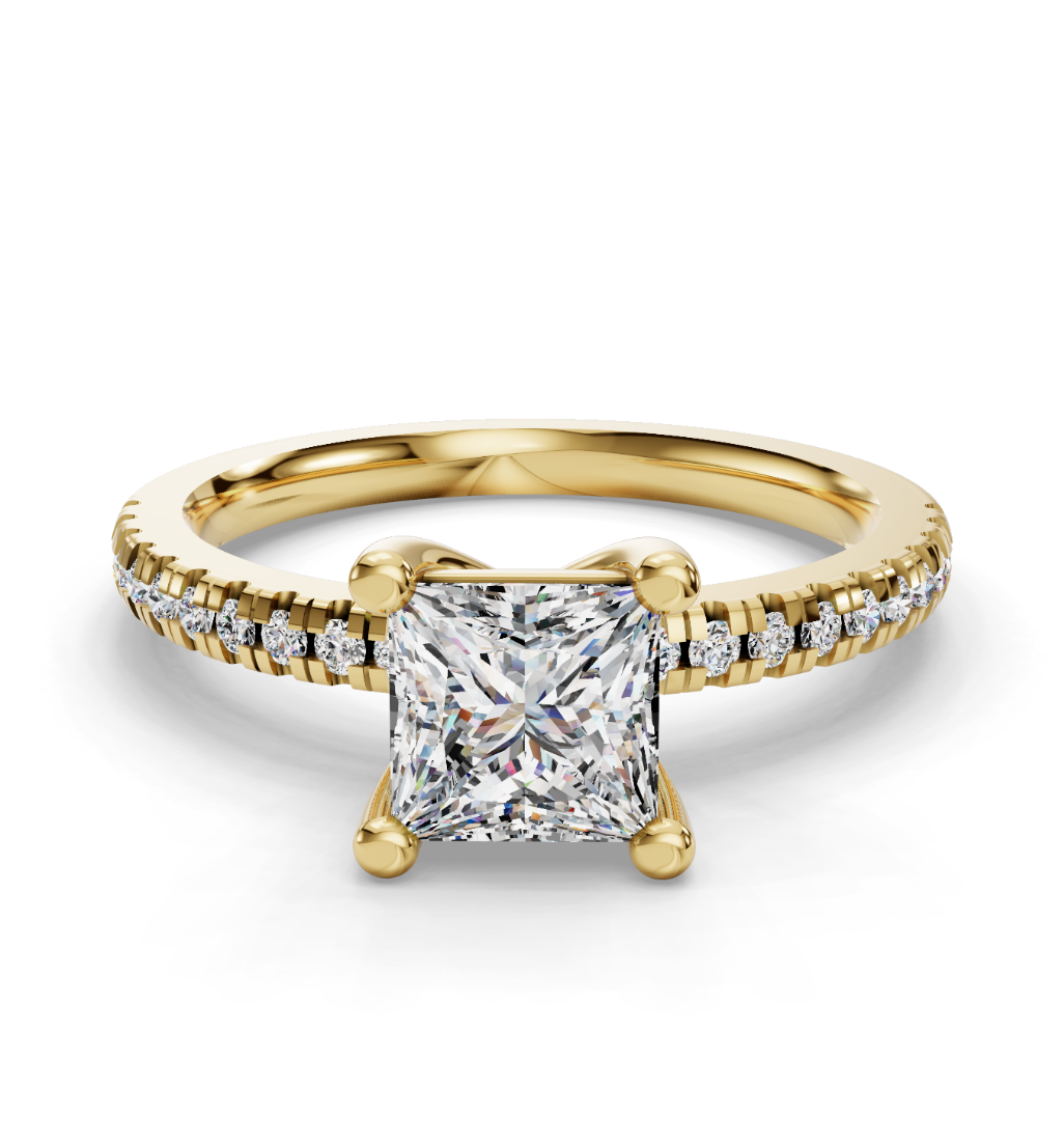 PRINCESS PAVE RING
