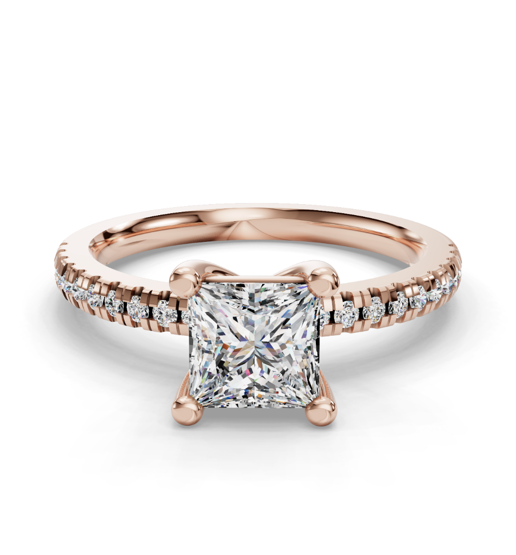 PRINCESS PAVE RING