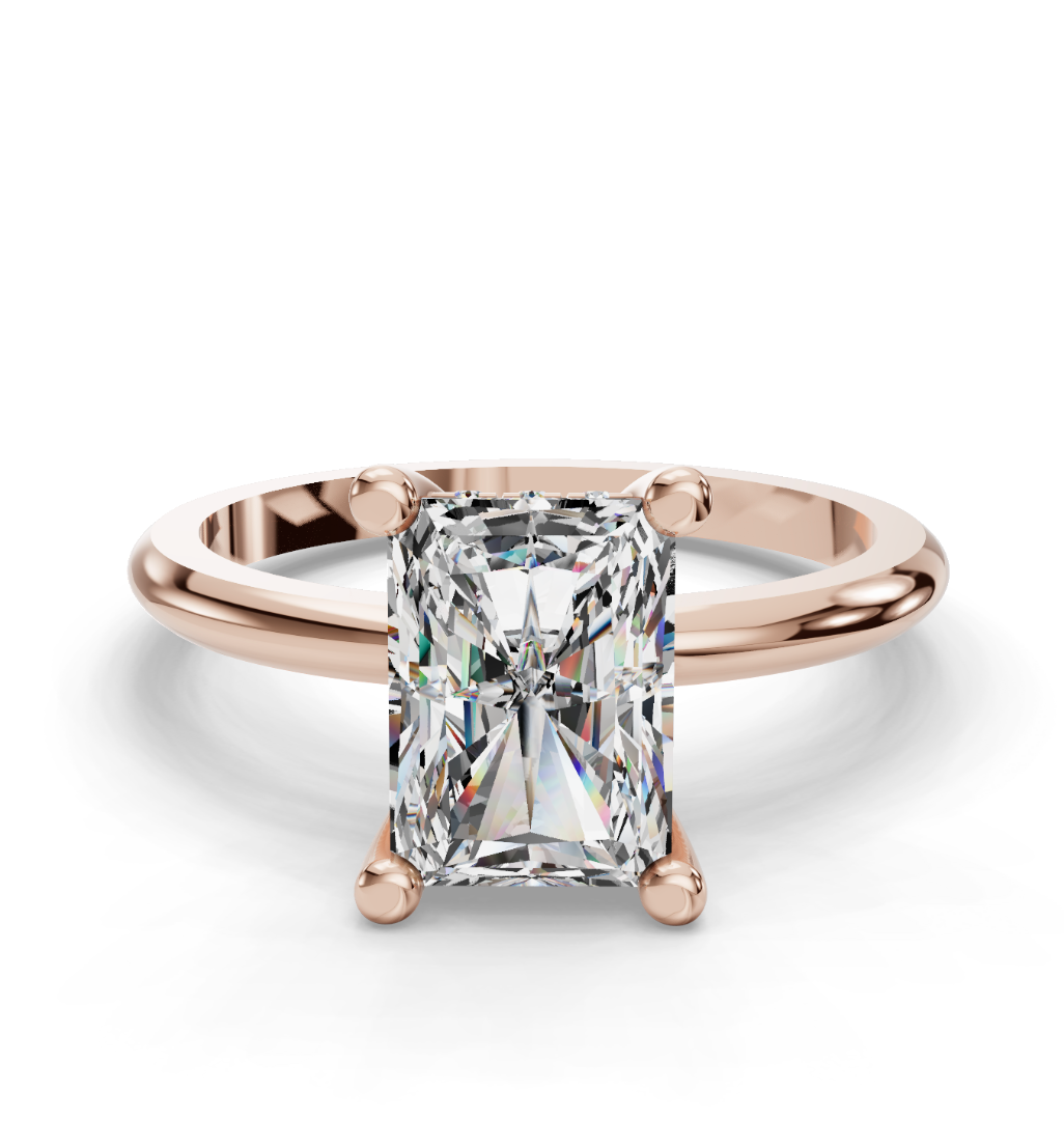 RADIANT HIDDEN HALO RING