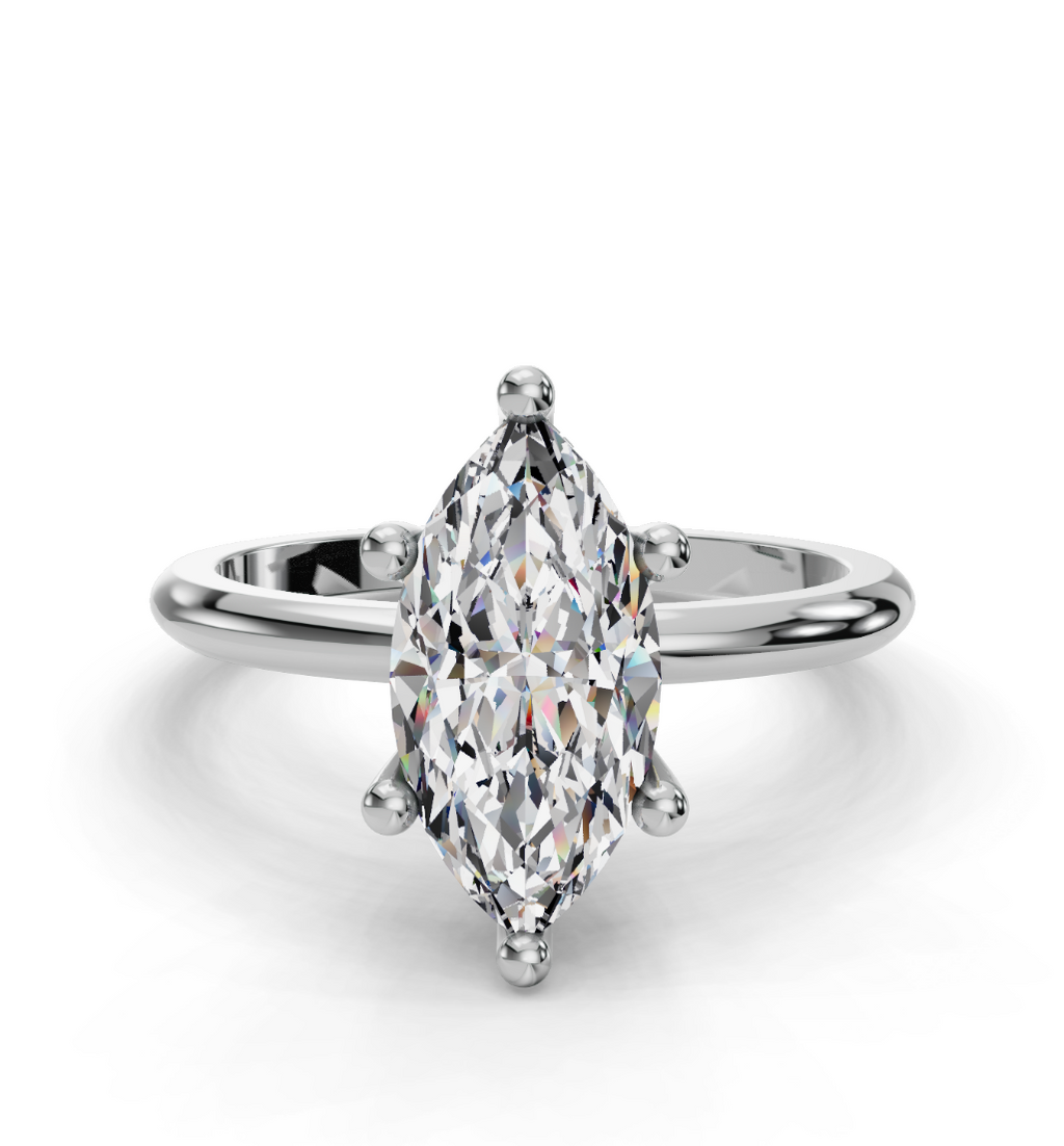 MARQUISE HIDDEN HALO RING