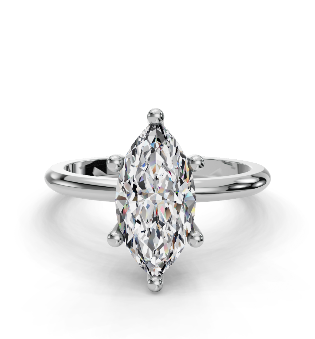 MARQUISE HIDDEN HALO RING