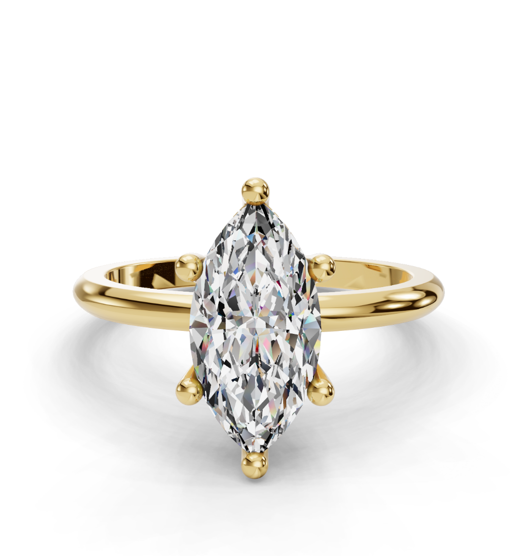 MARQUISE HIDDEN HALO RING