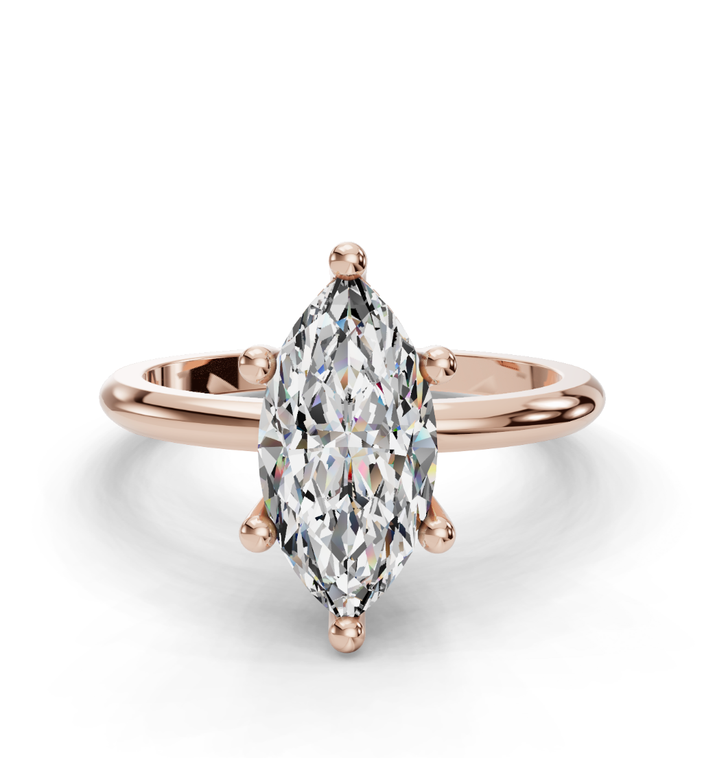 MARQUISE HIDDEN HALO RING