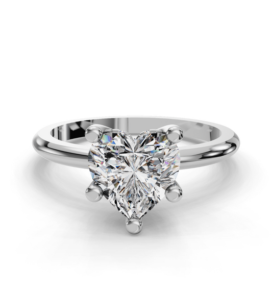 HEART HIDDEN HALO RING