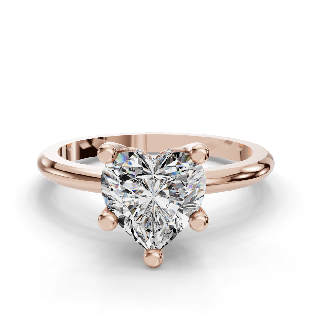 HEART HIDDEN HALO RING