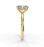 OVAL HIDDEN HALO RING