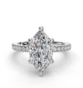 MARQUISE PAVE WITH HIDDEN HALO RING