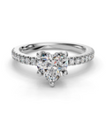 HEART PAVE WITH HIDDEN HALO RING