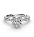 HEART PAVE WITH HIDDEN HALO RING