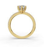 HEART PAVE WITH HIDDEN HALO RING