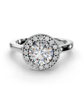ROUND HALO RING