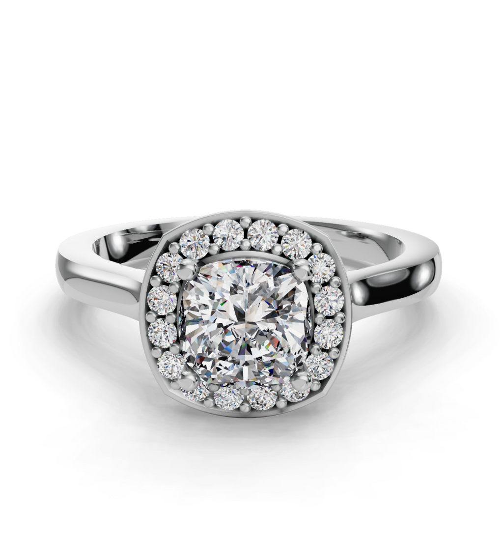 CUSHION HALO RING