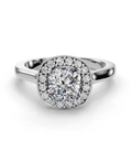 CUSHION HALO RING