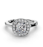 CUSHION HALO RING