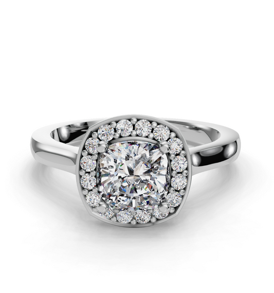 CUSHION HALO RING