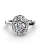 OVAL HALO RING
