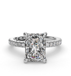 RADIANT PAVE WITH HIDDEN HALO RING
