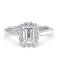 EMERALD HALO WITH HIDDEN HALO RING