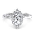 MARQUISE HALO WITH HIDDEN HALO RING