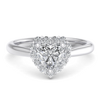 HEART HALO WITH HIDDEN HALO RING