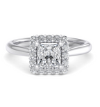 PRINCESS HALO WITH HIDDEN HALO RING